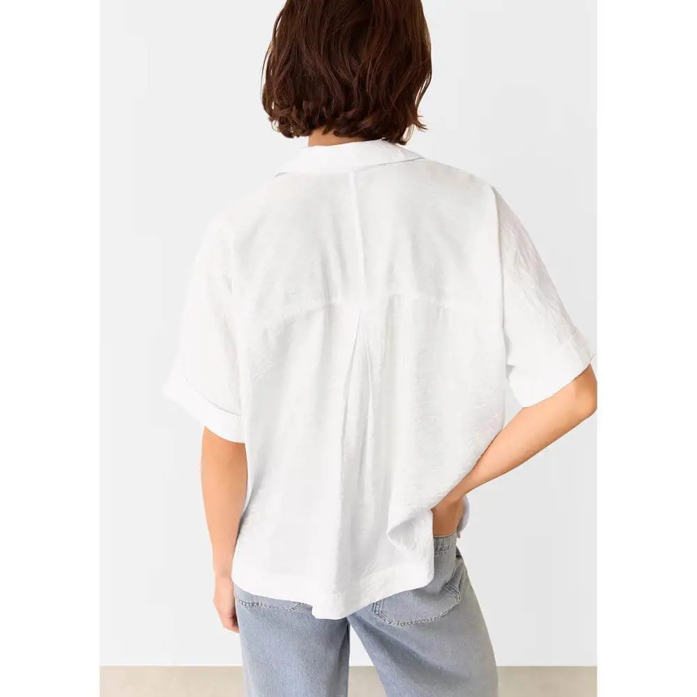 Whistles White Sasha Relaxed Shirt